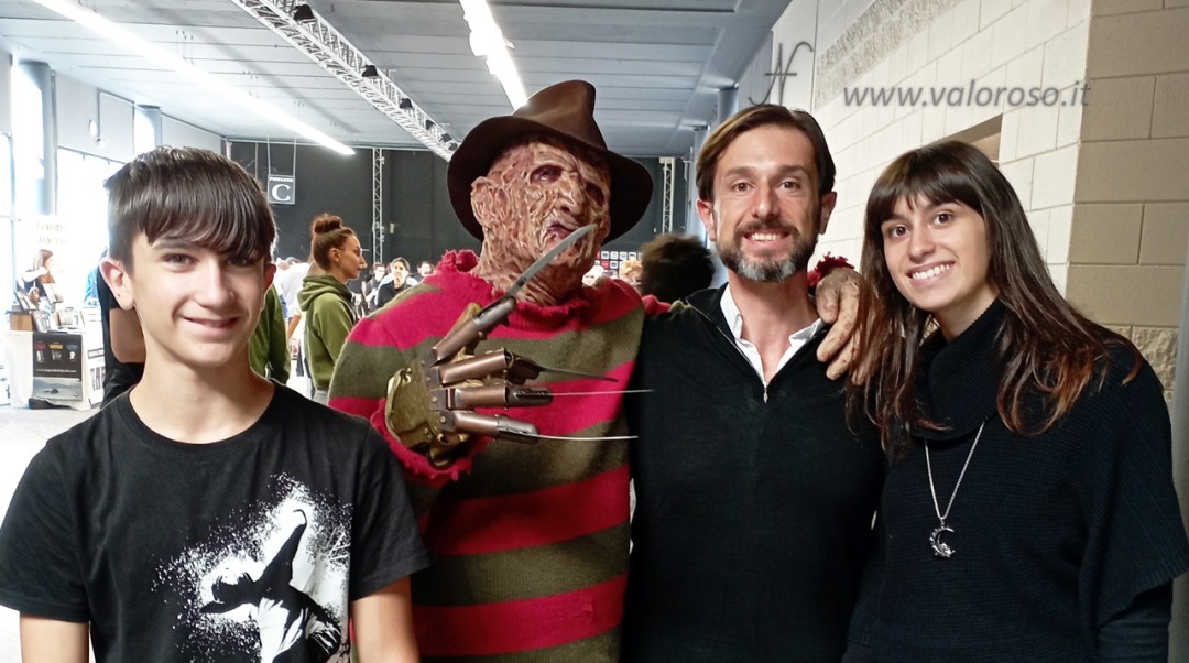 Como Fun 2022, Cosplay Freddy Krueger, ValorosoIT, Marta e Leo