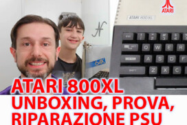 Vintage Atari 800XL computer, unboxing test and repair