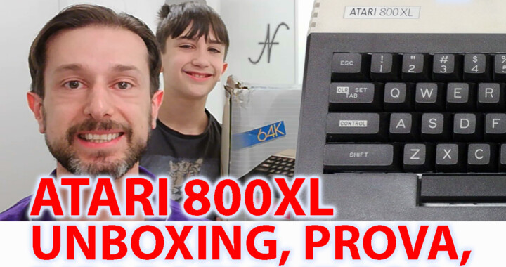 Vintage Atari 800XL computer, unboxing test and repair