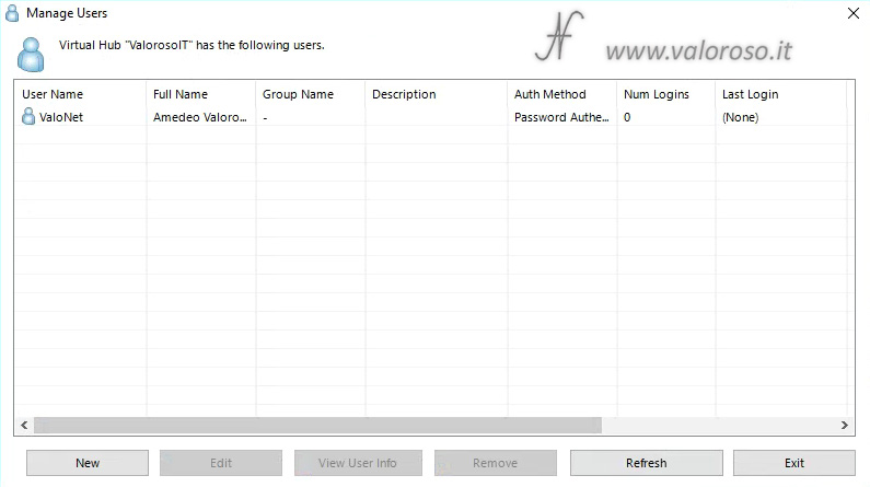 Configure SoftEther VPN Server, Manage Users, users to connect remotely to your home LAN, step by step tutorial to install SoftEther, guide to create a VPN