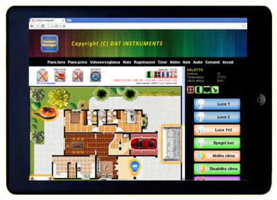 Control Casa, Control Manager, iPad, home automation, home automation, floor plan, building automation