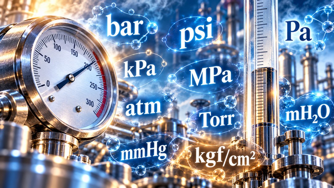 Convertitore online unità di misura della pressione: bar, psi, Pa, kPa, MPa, atm, Torr, mmHg e mH₂O.