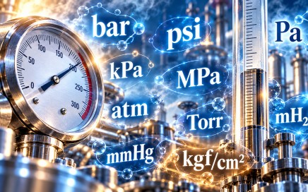 Online pressure unit converter: bar, psi, Pa, kPa, MPa, atm, Torr, mmHg and mH₂O.
