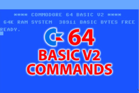 PC Basic Course, command list list compendium commands instructions functions Basic V2 Commodore 64