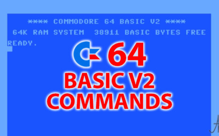 Copertina Corso Basic, lista comandi elenco compendio comandi istruzioni funzioni Basic V2 Commodore 64