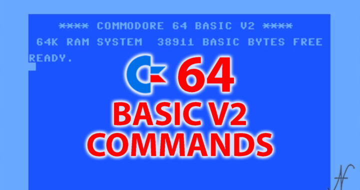 PC Basic Course, command list list compendium commands instructions functions Basic V2 Commodore 64