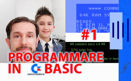 Corso tutorial programmazione linguaggio Basic Commodore, Commodore 16, Commodore 64, Commodore 128, Commodore PET, Commodore Plus4, Commodore Vic20, C16 C128 C64, IBM DOS MicroSoft GWBASIC, puntata #1