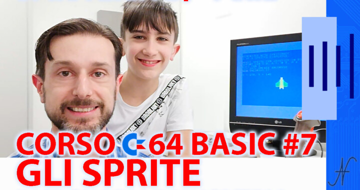 Creare uno sprite e muoverlo con il Commodore 64 SpriteMate, in Basic, POKE