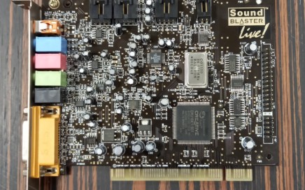 Creative Sound Blaster Live, year 2001, PCI connector