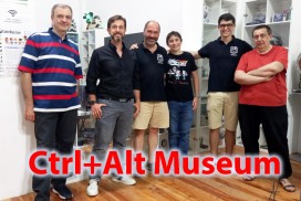 Ctrl Alt Museum, Amedeo Valoroso, Davide Fornasiero, Alberto Fornasiero, Dino Baldi, cover, vintage computer museum in Pavia, Italy, typewriters, calculators, robots, comPVter