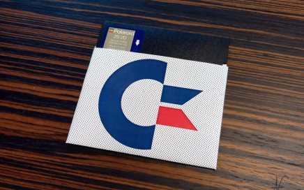 Custodia floppy Commodore 5.25, cover, dischetto, copertina articolo