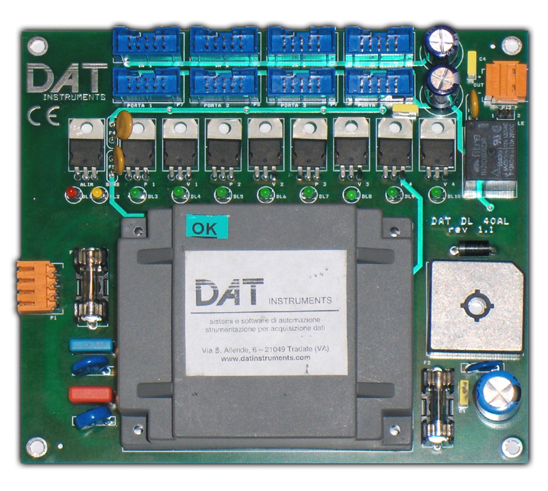 DAT DL 40AL, JET 4000 AME datalogger, alimentatore