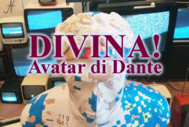 Divina!, Dante Alighieri Divine Comedy, Dante's Avatar, Retro Printer Commodore 64 teletypewriter