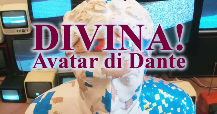 Divina!, Dante Alighieri Divine Comedy, Dante's Avatar, Retro Printer Commodore 64 teletypewriter