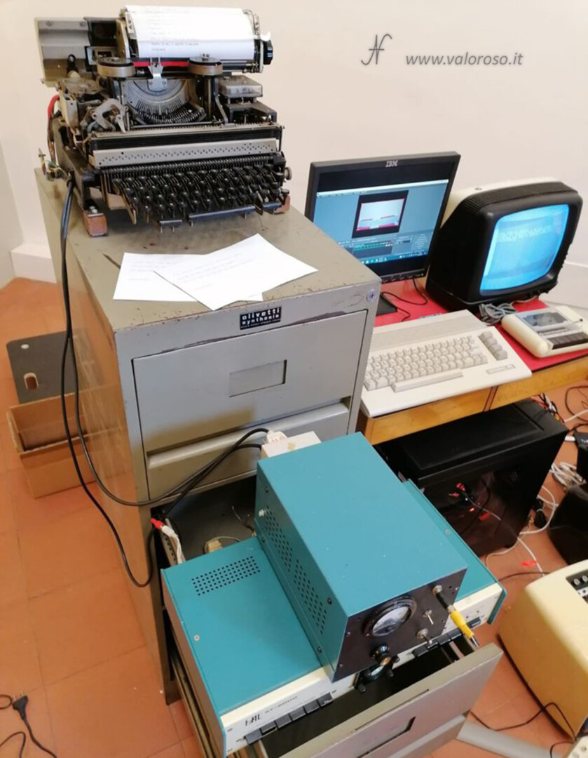 Divina! art installation, Dante Alighieri Divina Commedia, Retro Printer Commodore 64 teletype VB6 ValorosoIT, University of Pisa, Marco Cisaria