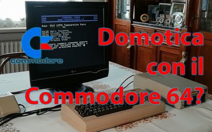 Domotica con il Commodore 64, Control Casa, controllo carichi, comando luci, controllo tapparelle, prese