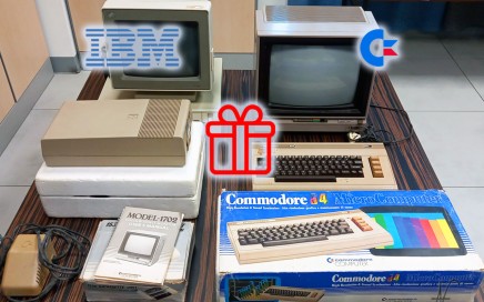 Vittorio, Commodore and IBM donation, article cover, vintage computer donation