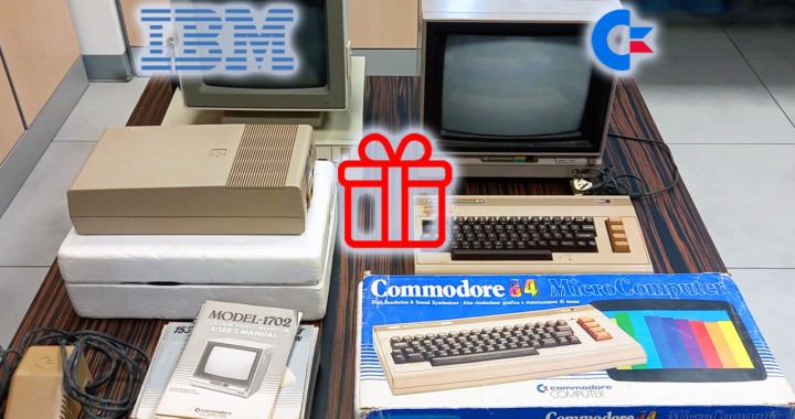 Vittorio, Commodore and IBM donation, article cover, vintage computer donation