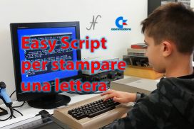 Easy Script, Commodore MPS 803, Commodore 64, print a letter in the 80's, print with the Commodore, video writing