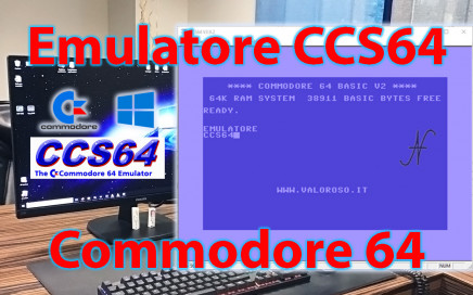 CCS64 emulator, run start Commodore 64 game utility programs on Windows 10 PC