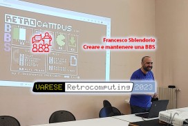 Francesco Sblendorio, copertina articolo BBS Retrocampus, Bullettin Board System