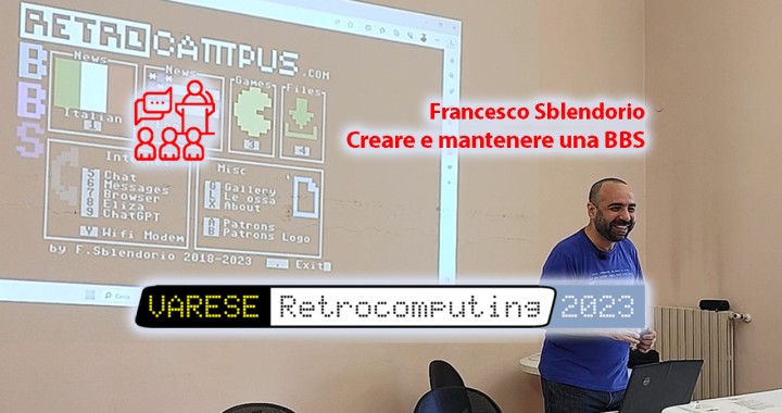 Francesco Sblendorio, BBS Retrocampus article cover, Bulletin Board System