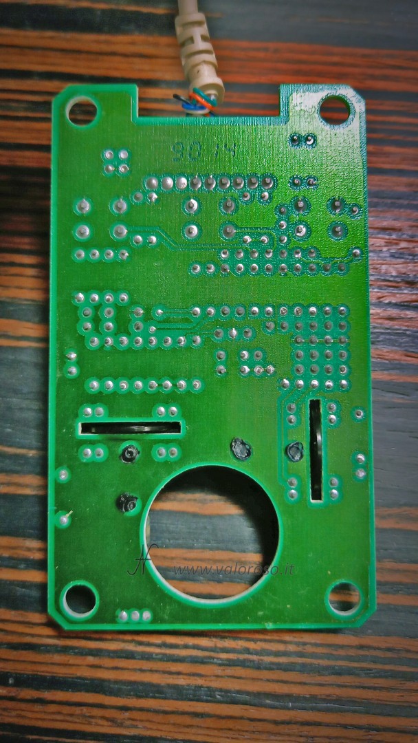 Genius GM-6 GM6 vintage mouse cleaning, inside pcb back, scheda interna