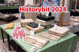 Historybit, computer stories, exhibition computers and vintage calculators, article cover, exhibition in Cerro Maggiore