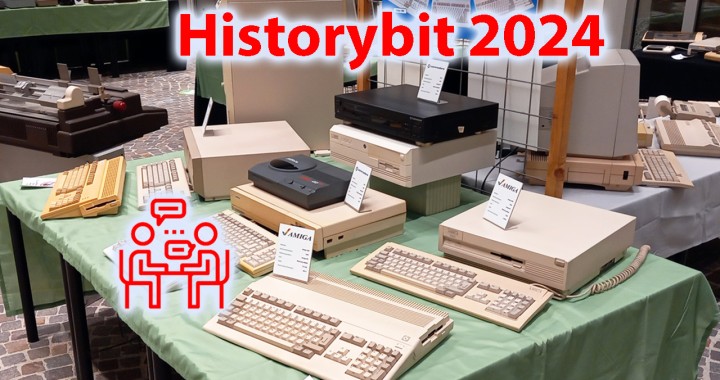 Historybit, storie di computer, mostra computer e calcolatrici vintage, copertina articolo, mostra a Cerro Maggiore