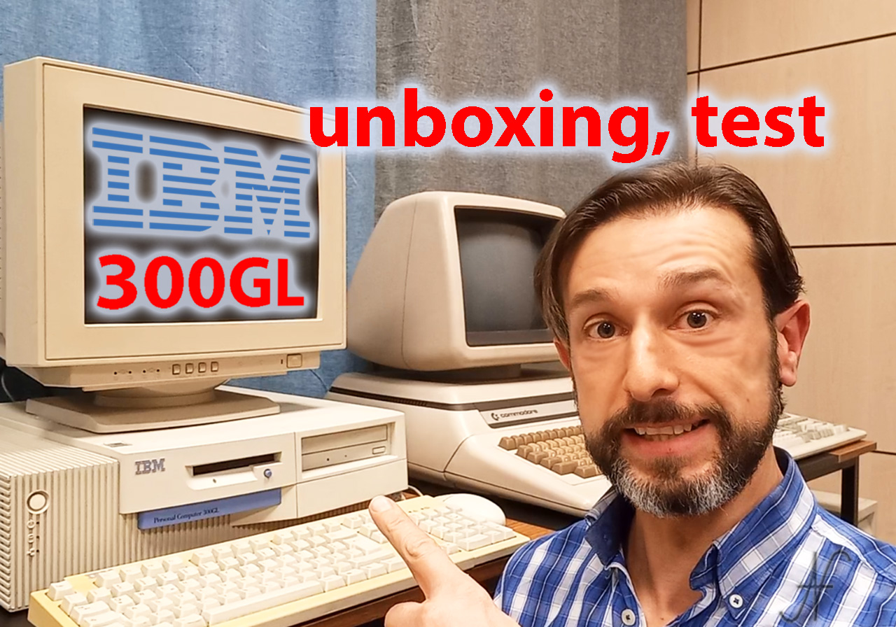IBM 300GL, unboxing and testing Amedeo Valoroso