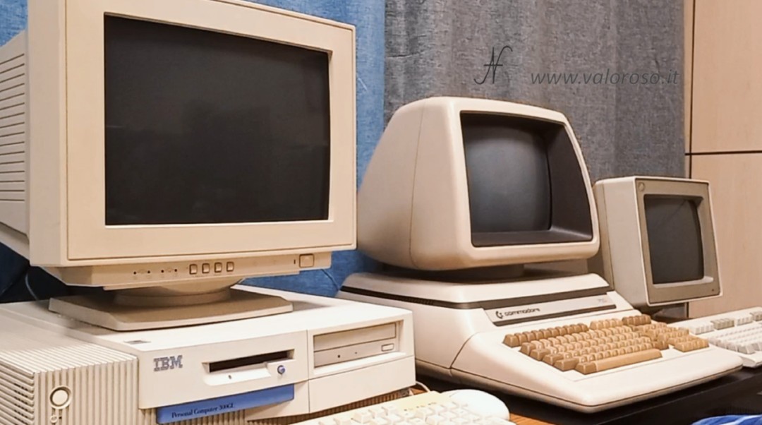 IBM 300GL, with Commodore 710 and IBM PS2 model 60