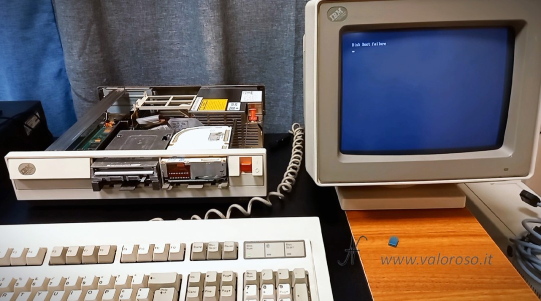 IBM PS/2 model 30 per ricambi, floppy disk boot failure