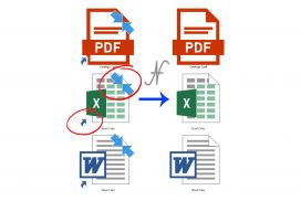 Windows 10 icons, remove, delete, compress blue arrows, link arrow