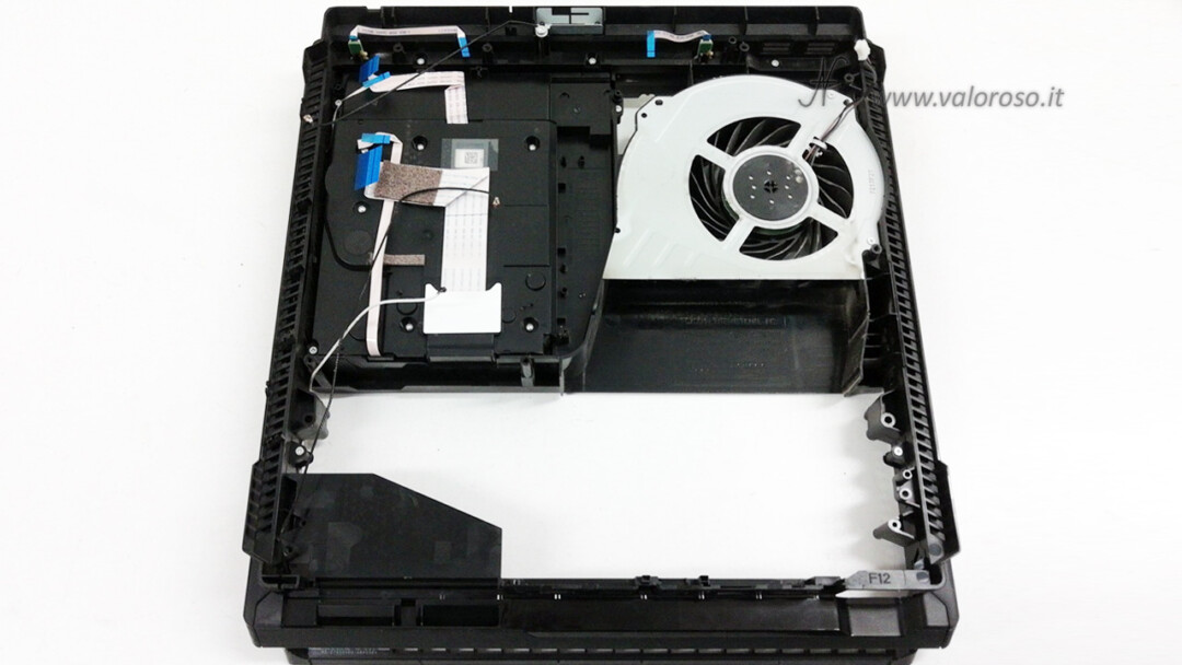 Inside Sony PlayStation 4 Pro, PS4 Pro, Play Station, Playstation4, fan CD DVD blue ray plastic shell