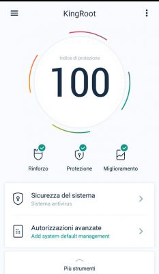 Installazione Kingroot Android, per rimozione file di sistema, app, malware, adware