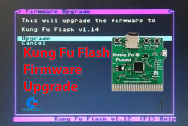 Kung Fu Flash, Commodore 64, interface, microSD, Kim Jorgensen, GitHub, firmware upgrade update, cartridge, ROM CRT file, expansion port