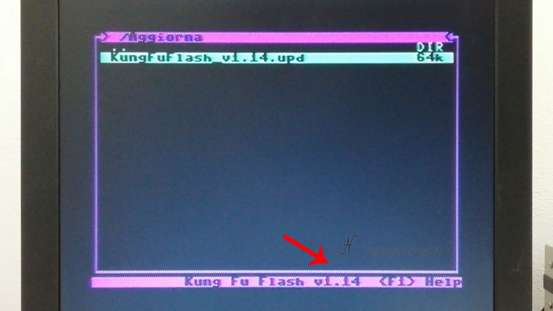 Kung Fu Flash firmware update, Commodore 64, new latest version, update completed