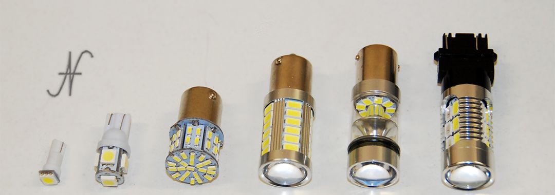 Lampadine a LED lampade T20 T15 T10 W5W T5 W3W BA15S BAU15S, luci posizione, frecce, indicatori direzione, retromarcia
