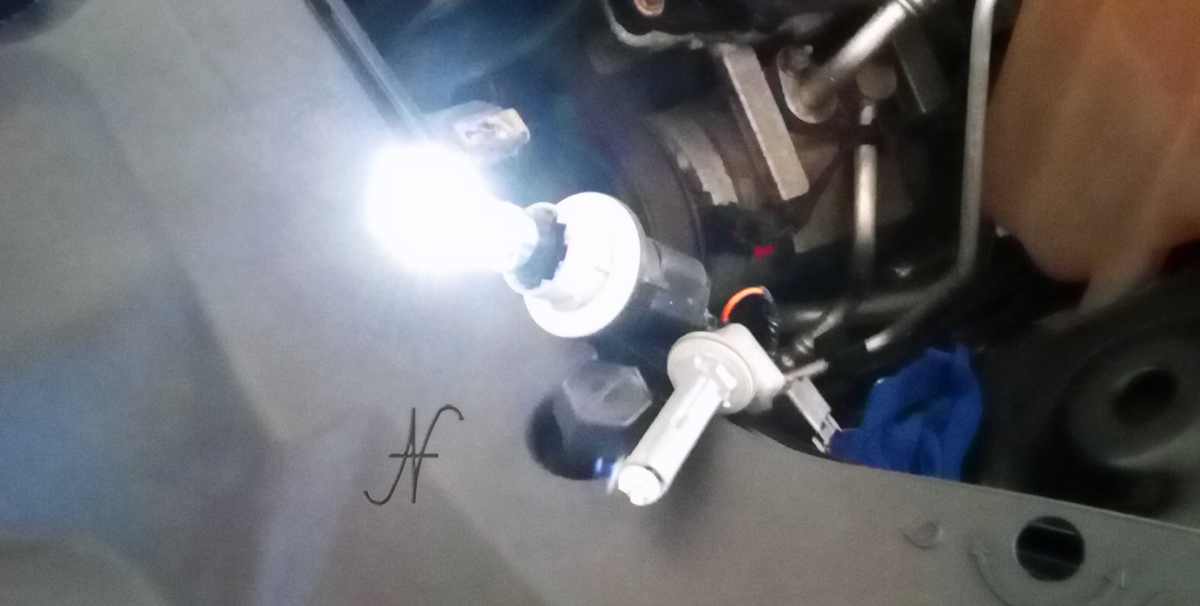 LED bulb, car, machine, ignition test, position light