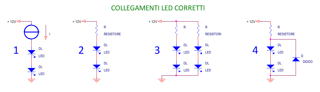 LED bulbs, correct connections, parallel, resistance, resistor