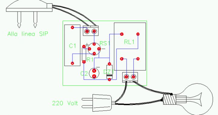 LPTEL, telephone ringer repeater, light bulb, Amedeo Valoroso, SIP, telecom, telephone line