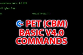 Lista completa comandi Commodore CBM Basic V4.0 Commodore PET, CBM 3000, CBM 4000, CBM 8000, CBM 8032