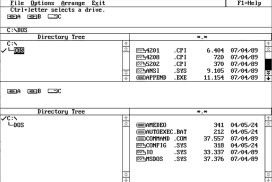 MS DOS 4 DOSSHELL, DOS SHELL, Microsoft