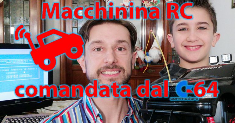 Macchinina telecomandata dal Commodore 64 radiocomandata RC, user port, Dodge RAM