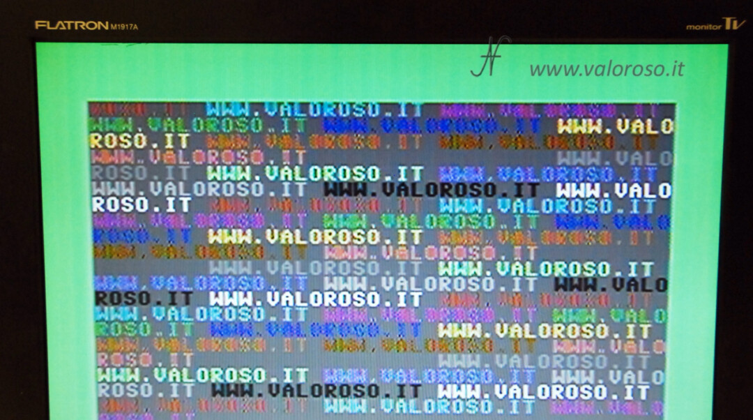 Migliorare la qualità immagine video del Commodore 128 sulle TV LCD, cavo video composito scarsa qualità CVBS