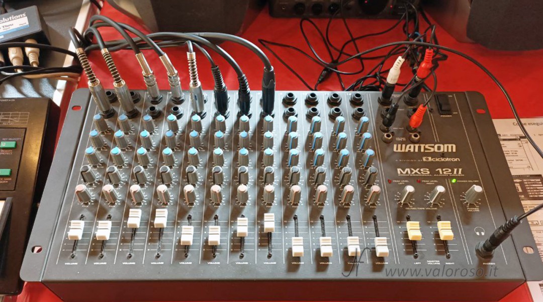 Musica Midi, mixer audio WattSom MXS 12II