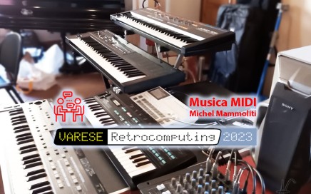 Midi music, vintage keyboards, Atari Mega ST, Michel Mammoliti, 80's and 90's recording studio simulation