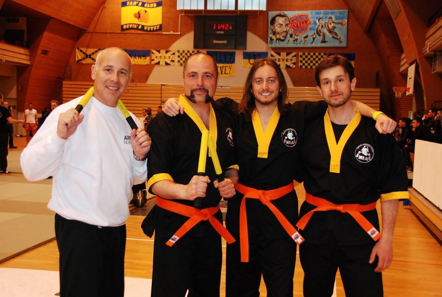 NIA Nunchaku International Academy, Marc Bremart, Amedeo, Jerry, Fabio, Vevey, Svizzera