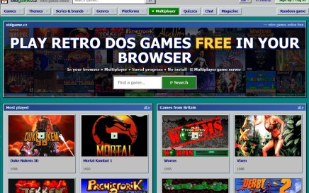 OldGame.CZ, retrogaming, videogame vintage