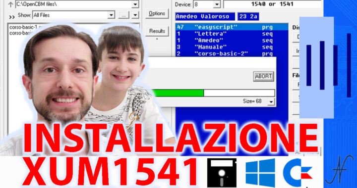 OpenCBM XUM1541 CBMXfer installazione Windows 10 driver, X-Cable